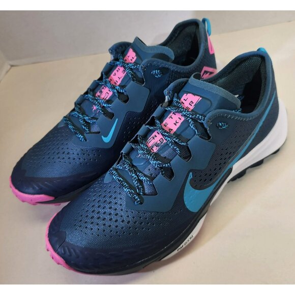 Nike React Women's Air Zoom Terra Kiger 7 Trail Running Sneakers Size 10 - Picture 3 of 16